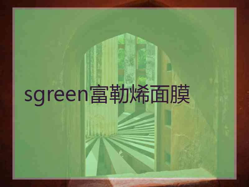 sgreen富勒烯面膜 sgreen富勒烯面膜