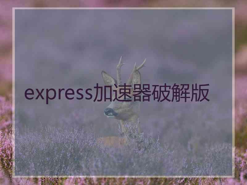 express加速器破解版 express加速器破解版