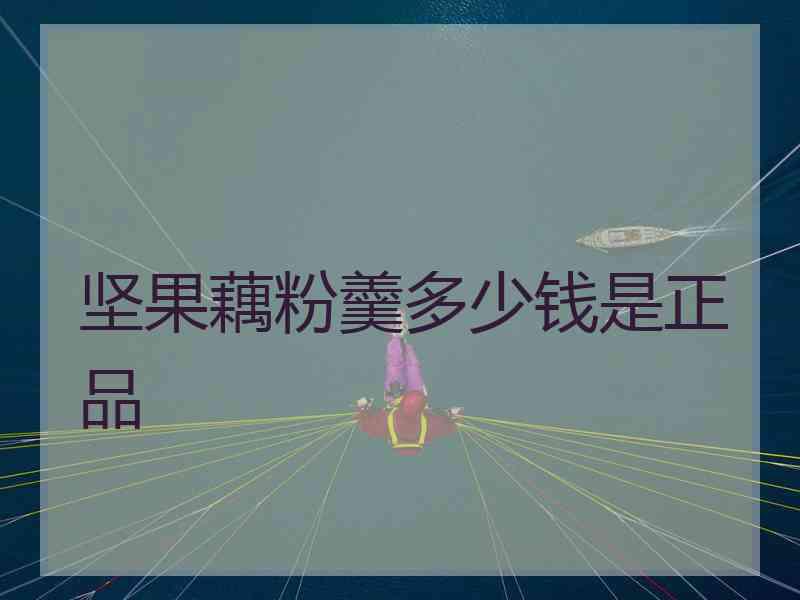 坚果藕粉羹多少钱是正品 坚果藕粉羹多少钱是正品
