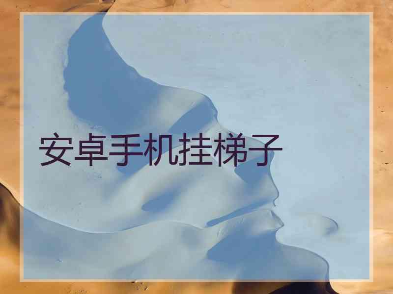 安卓手机挂梯子 安卓手机挂梯子