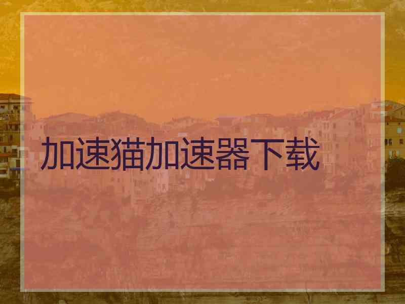 加速猫加速器下载 加速猫加速器下载