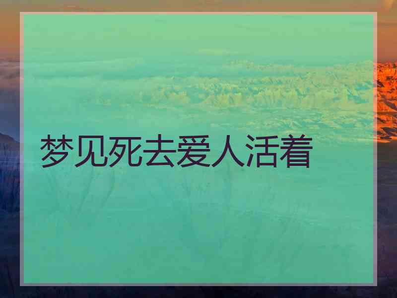 梦见死去爱人活着 梦见死去爱人活着