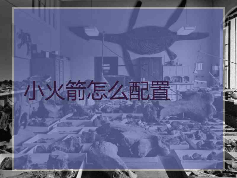 小火箭怎么配置 小火箭怎么配置