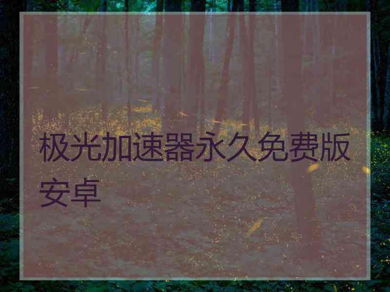 极光加速器永久免费版安卓 极光加速器永久免费版安卓