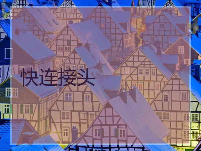 快连接头 快连接头