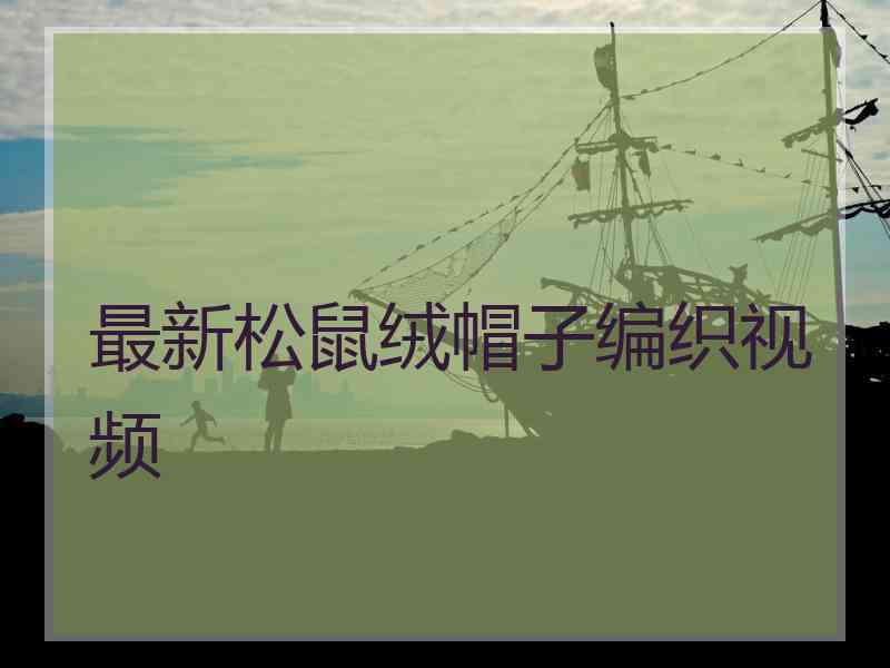最新松鼠绒帽子编织视频 最新松鼠绒帽子编织视频