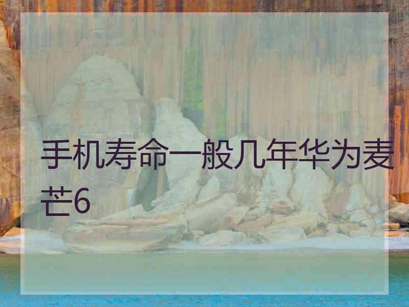 手机寿命一般几年华为麦芒6 手机寿命一般几年华为麦芒6