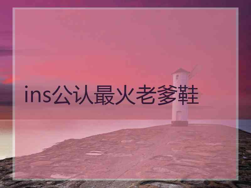 ins公认最火老爹鞋 ins公认最火老爹鞋