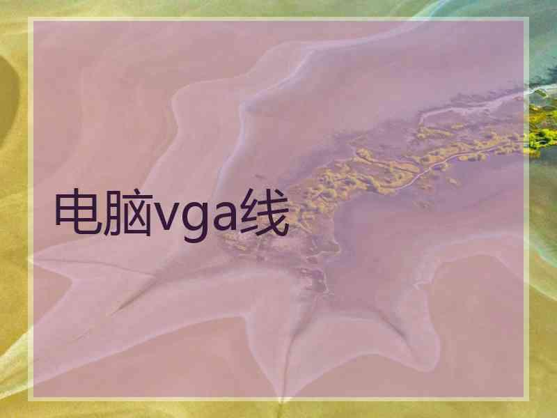 电脑vga线 电脑vga线