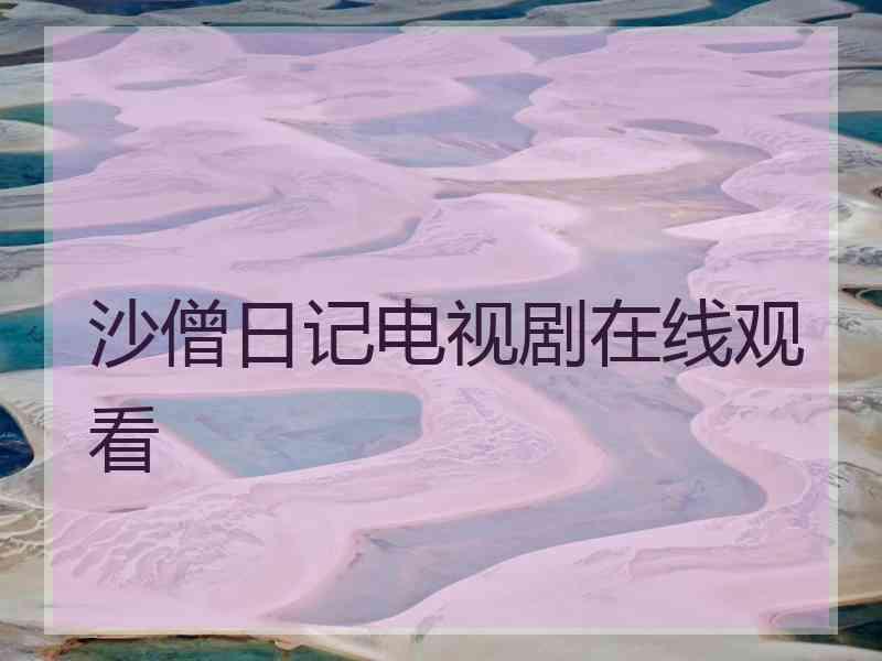 沙僧日记电视剧在线观看 沙僧日记电视剧在线观看