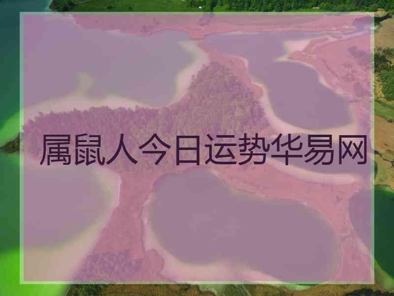 属鼠人今日运势华易网 属鼠人今日运势华易网