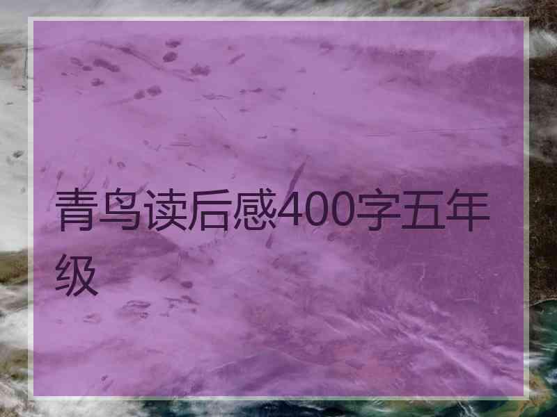 青鸟读后感400字五年级 青鸟读后感400字五年级