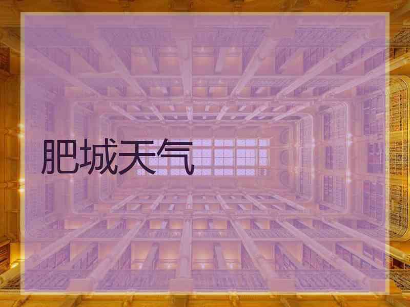 肥城天气 肥城天气