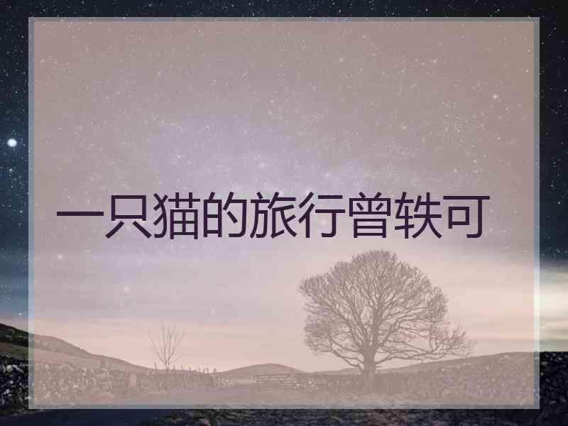 一只猫的旅行曾轶可 一只猫的旅行曾轶可