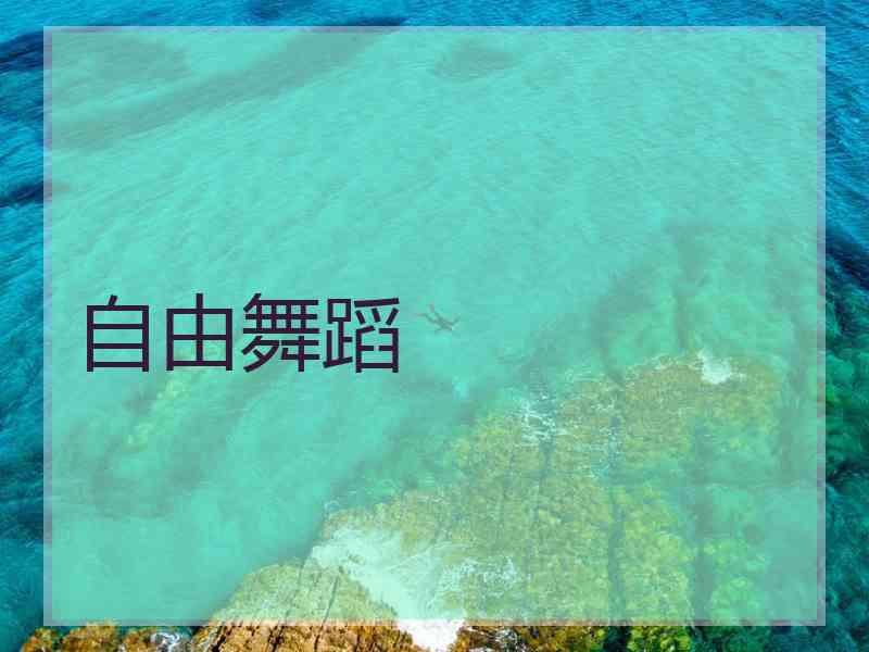 自由舞蹈 自由舞蹈