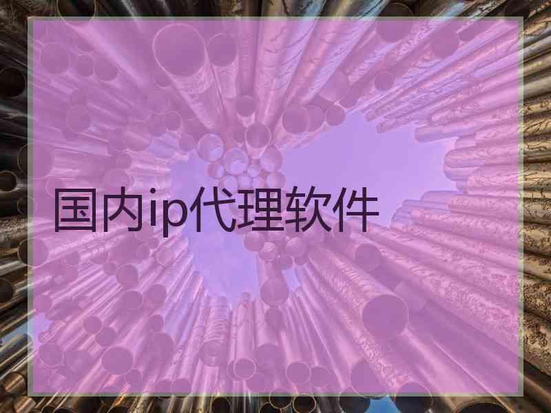 国内ip代理软件 国内ip代理软件