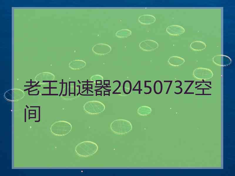 老王加速器2045073Z空间