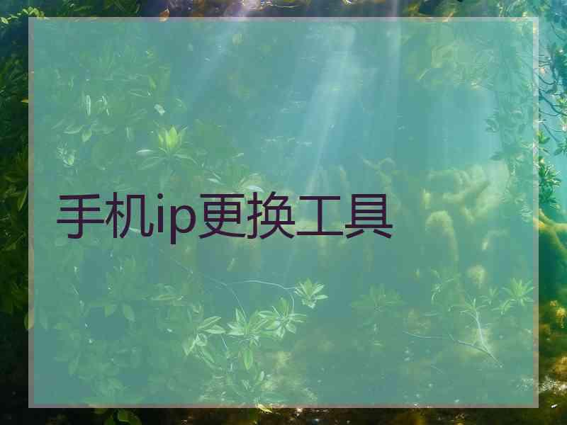 手机ip更换工具