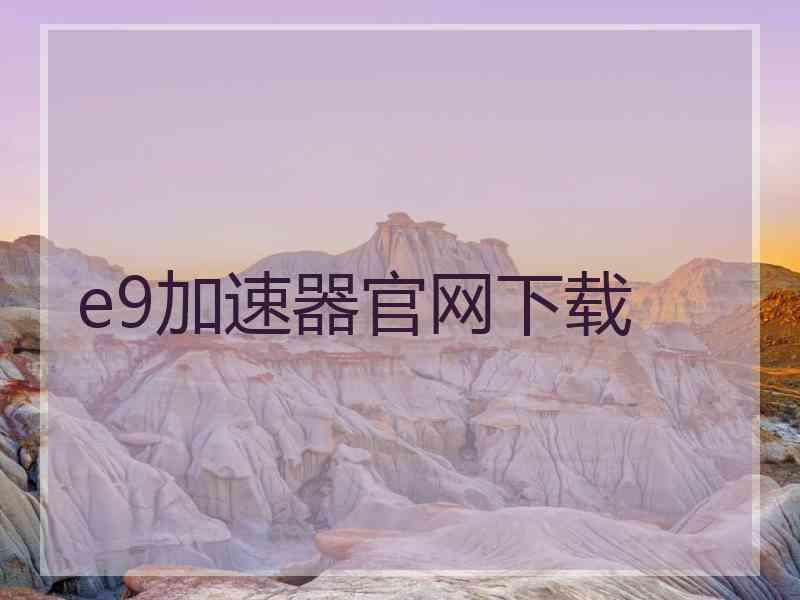 e9加速器官网下载