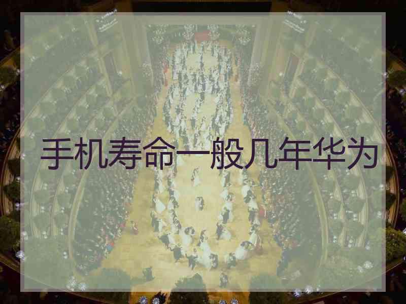 手机寿命一般几年华为