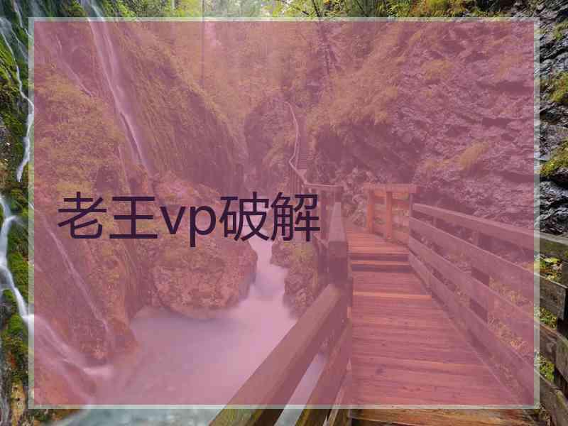 老王vp破解