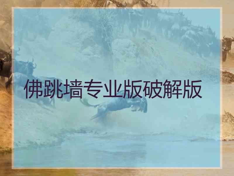 佛跳墙专业版破解版