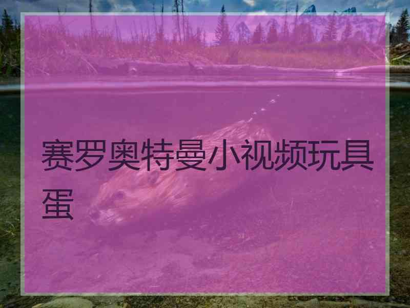 赛罗奥特曼小视频玩具蛋