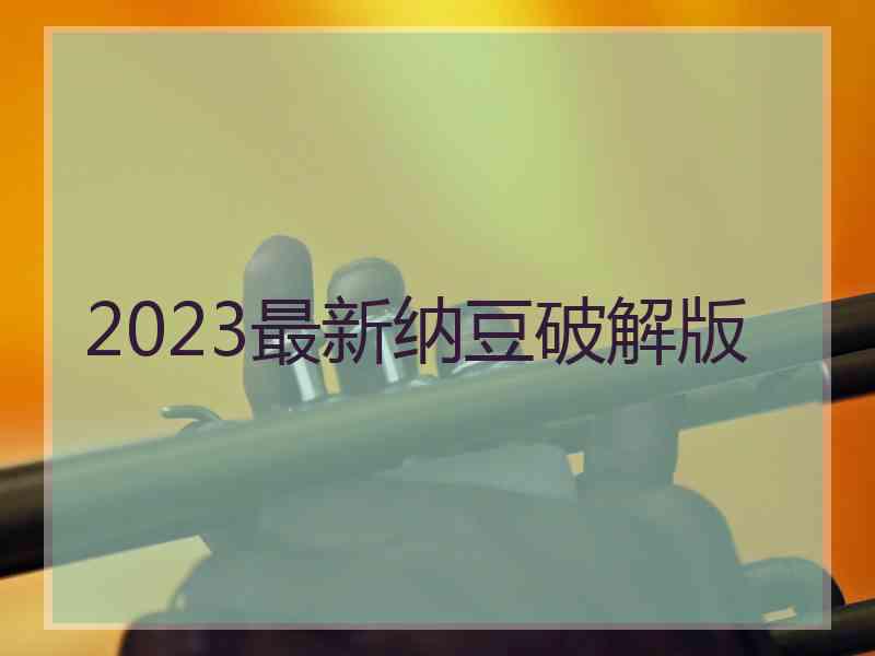 2023最新纳豆破解版