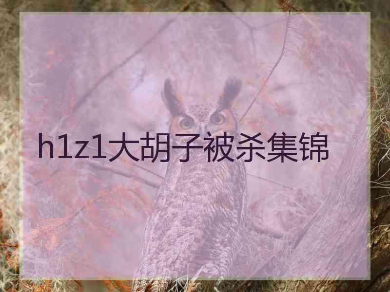 h1z1大胡子被杀集锦