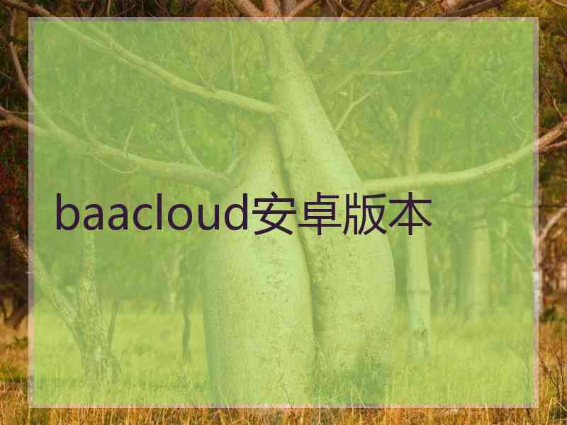 baacloud安卓版本