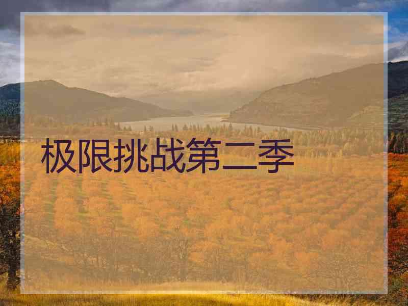 极限挑战第二季