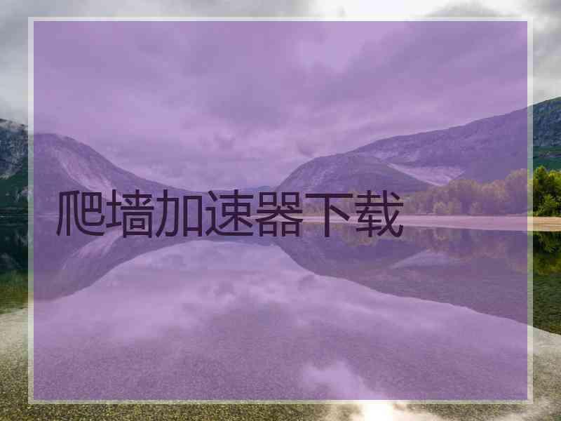 爬墙加速器下载