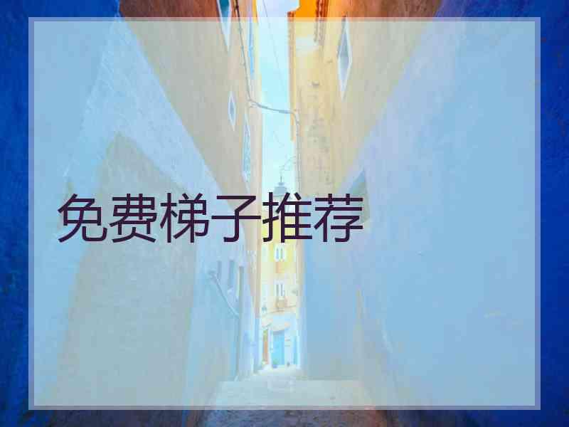 免费梯子推荐
