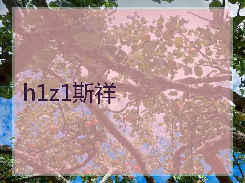 h1z1斯祥