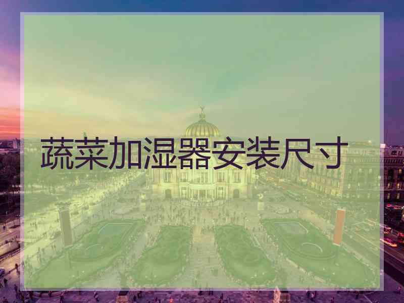 蔬菜加湿器安装尺寸