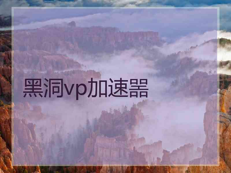 黑洞vp加速噐