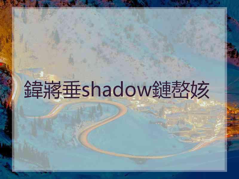 鍏嶈垂shadow鏈嶅姟