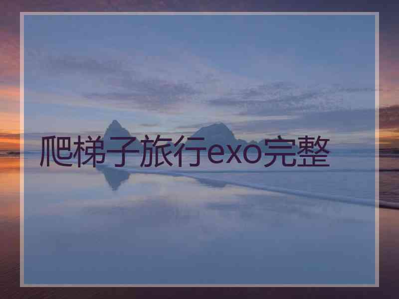 爬梯子旅行exo完整