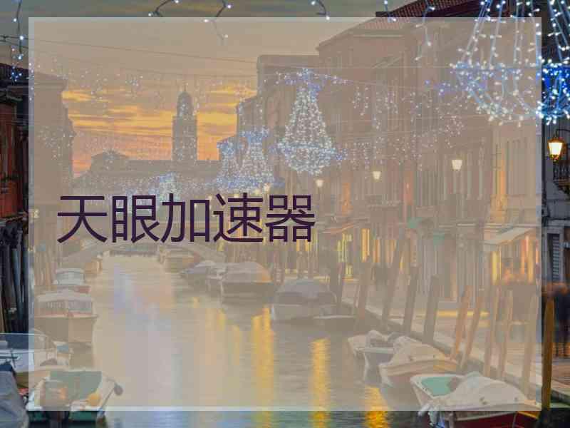 天眼加速器