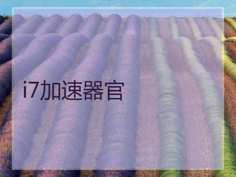i7加速器官