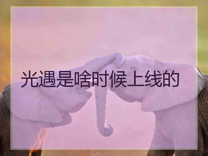 光遇是啥时候上线的