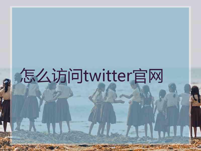 怎么访问twitter官网