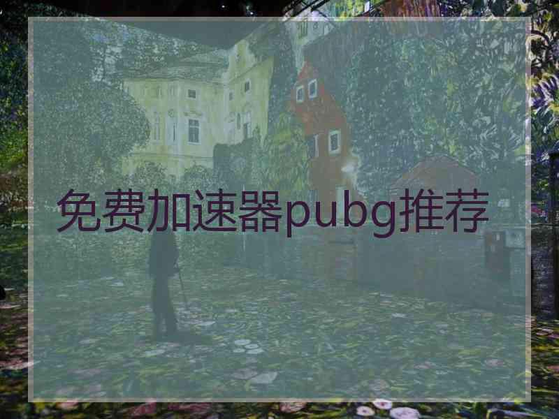 免费加速器pubg推荐
