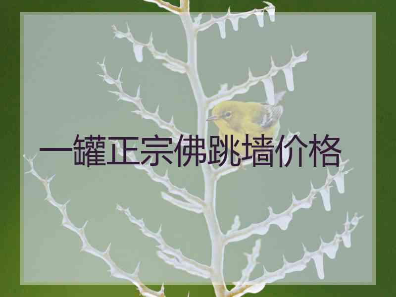 一罐正宗佛跳墙价格