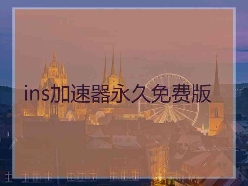 ins加速器永久免费版