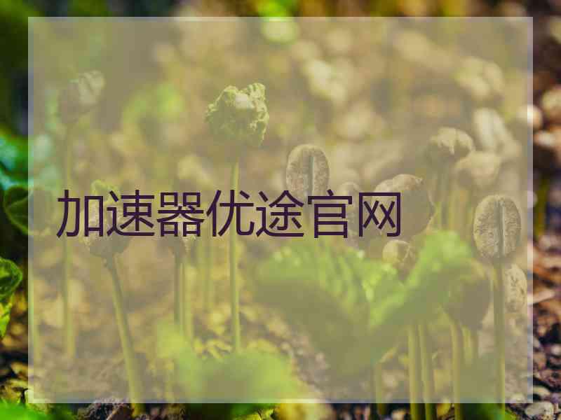 加速器优途官网