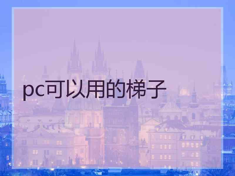 pc可以用的梯子