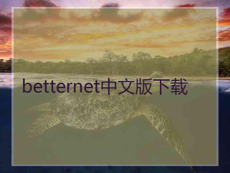 betternet中文版下载