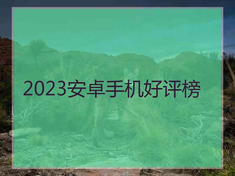 2023安卓手机好评榜